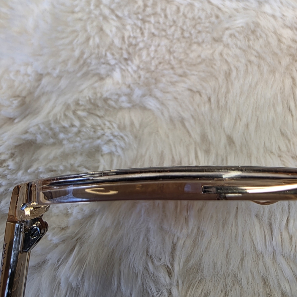 NWOT PRIVE REVAUX X Adriana Lima Tan Aviator Sunglasses - Picture 7 of 9